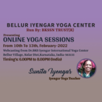在线瑜伽课Sunita Iyengar Feb-2022